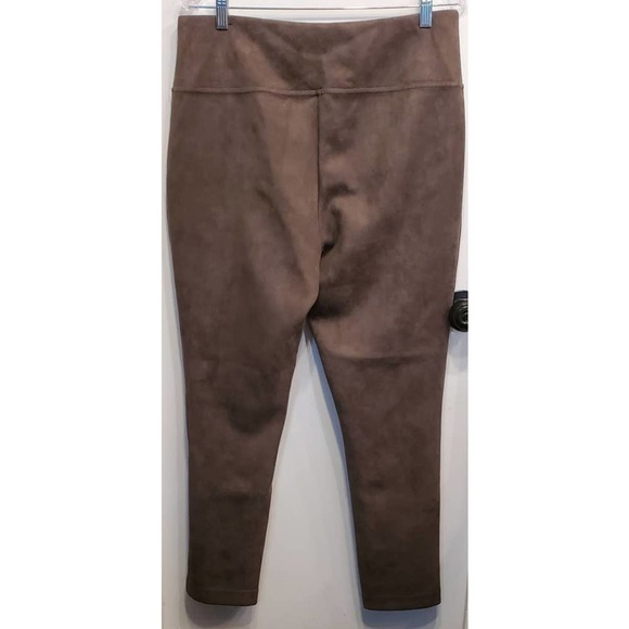 ANDREW Marc Taupe Pull On Super Soft Stretch Faux Suede Polyester Spandex  Large - Picture 5 of 7